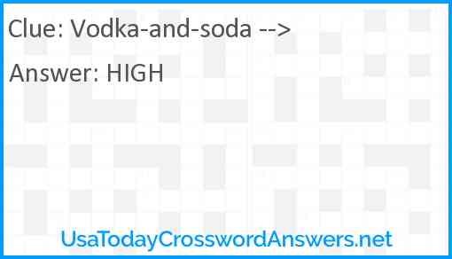 Vodka-and-soda --> Answer