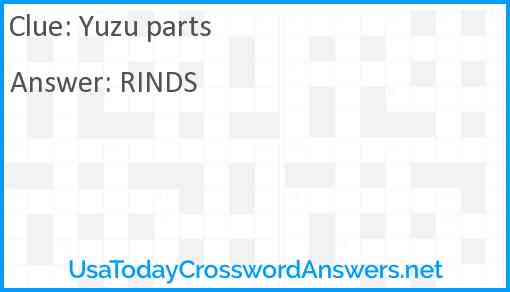Yuzu parts Answer